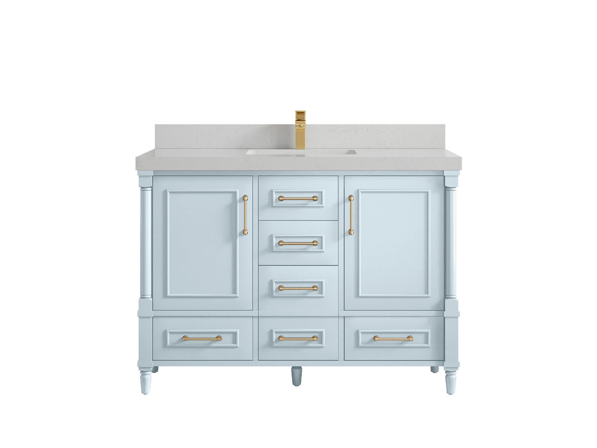 Aberdeen 48 in. W x 22 in. D Single Sink Bathroom Vanity - Willow Bath and Vanity