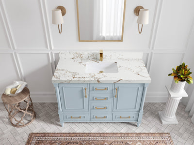 Aberdeen 48 in. W x 22 in. D Single Sink Bathroom Vanity - Willow Bath and Vanity