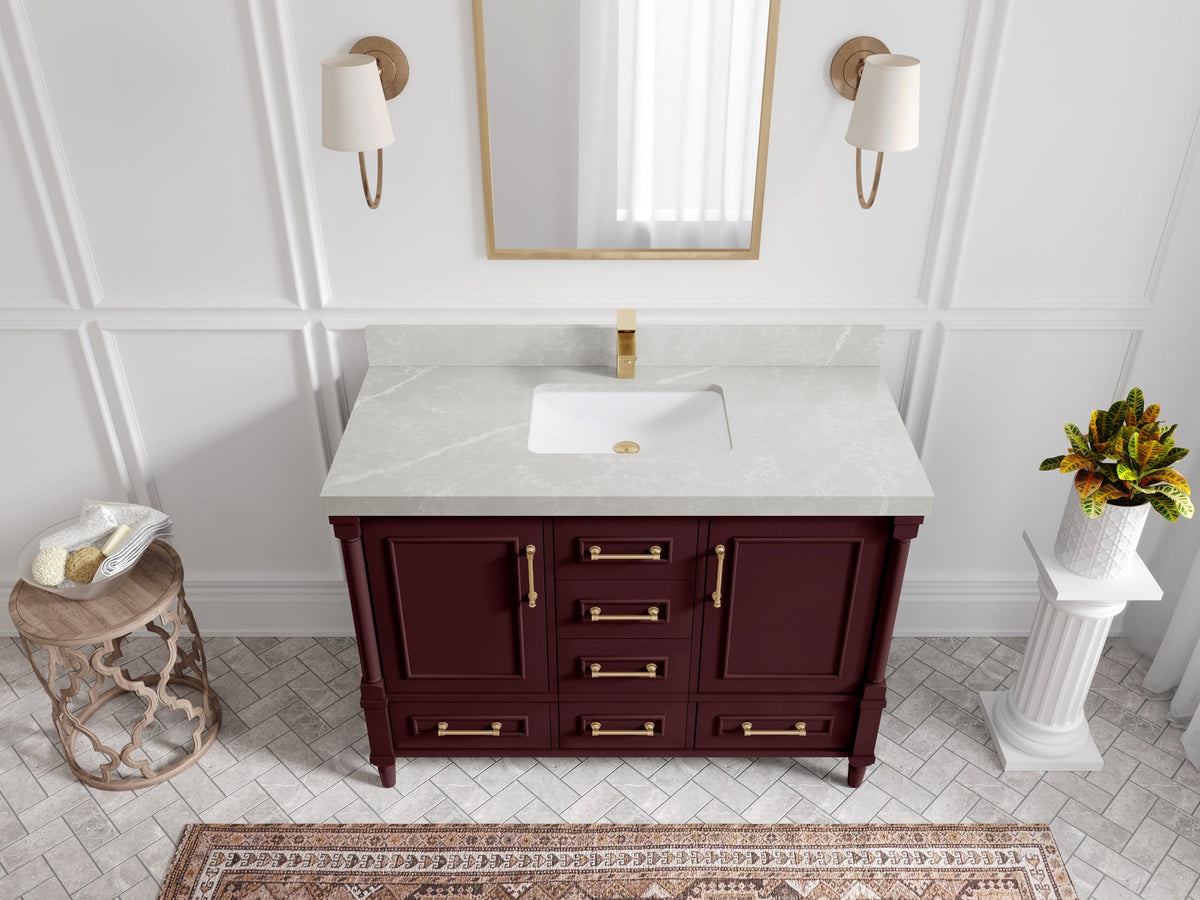 Aberdeen 48 in. W x 22 in. D Single Sink Bathroom Vanity - Willow Bath and Vanity