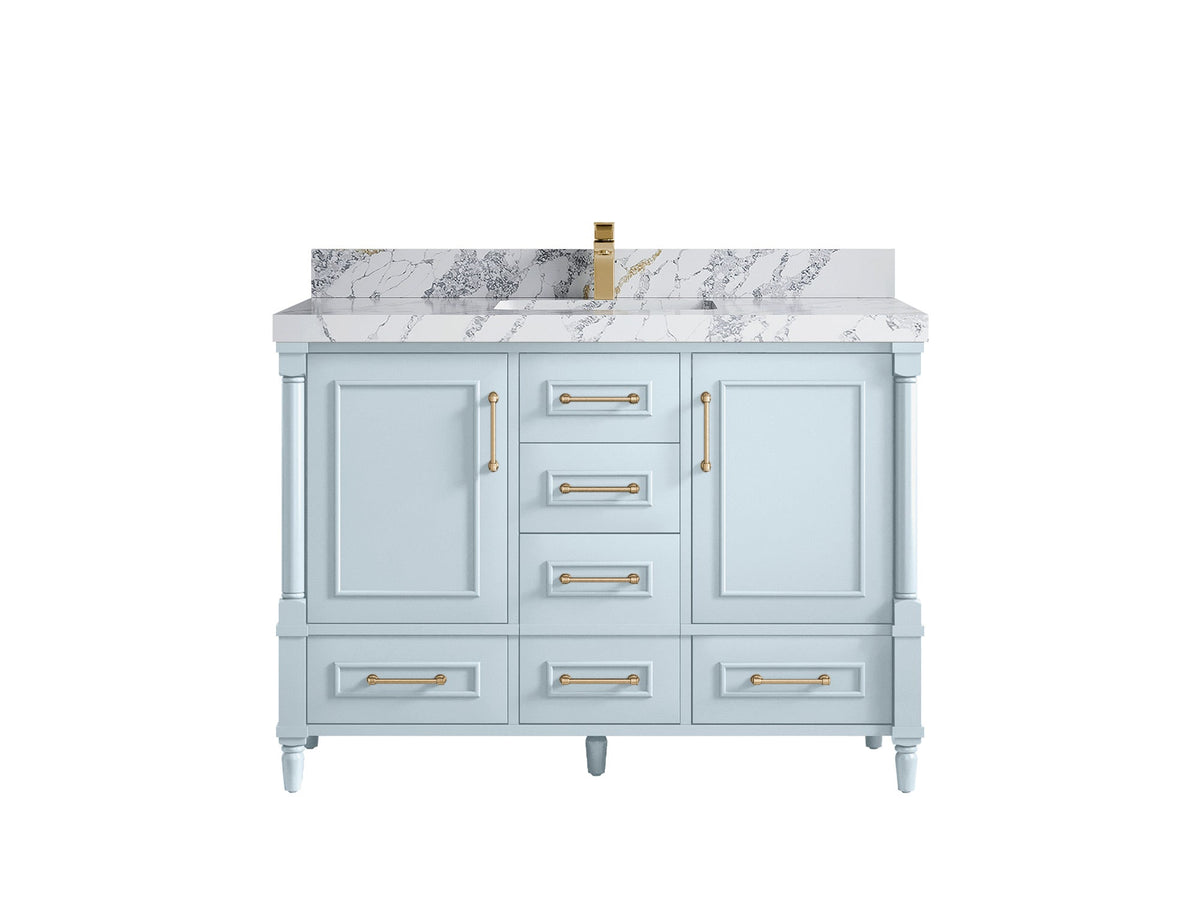Aberdeen 48 in. W x 22 in. D Single Sink Bathroom Vanity - Willow Bath and Vanity