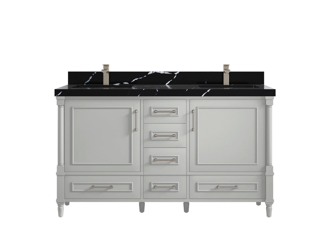 Aberdeen 60 in. W x 22 in. D Double Sink Bathroom Vanity - Willow Bath and Vanity