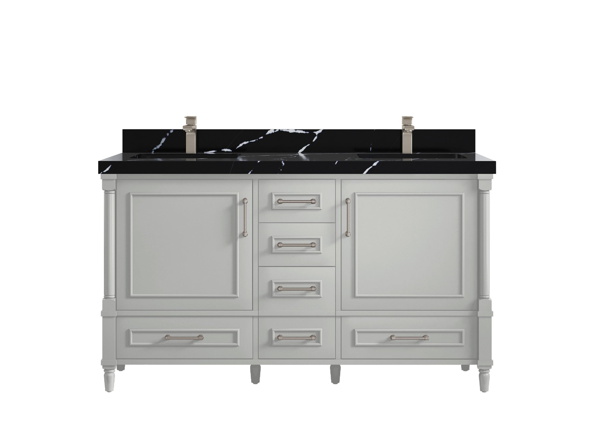 Aberdeen 60 in. W x 22 in. D Double Sink Bathroom Vanity - Willow Bath and Vanity