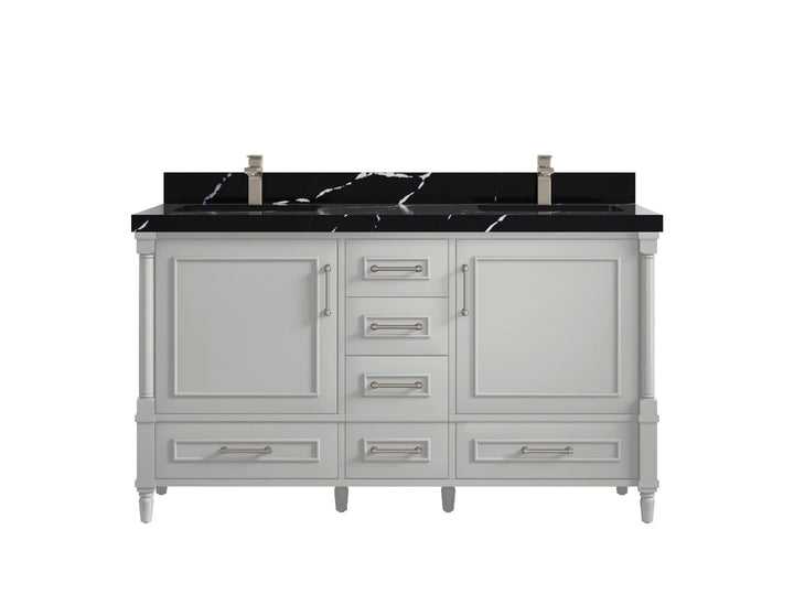 Aberdeen 60 in. W x 22 in. D Double Sink Bathroom Vanity - photo 12