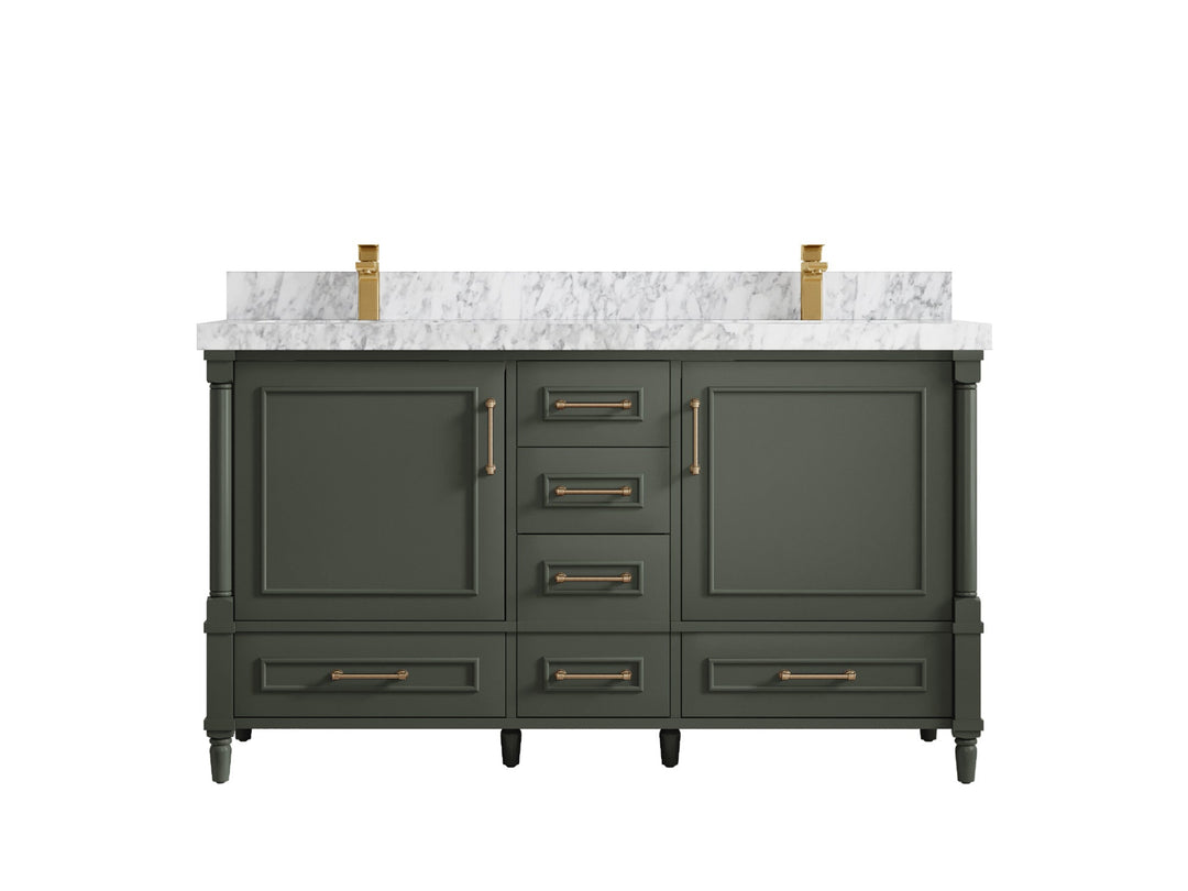Aberdeen 60 in. W x 22 in. D Double Sink Bathroom Vanity - Willow Bath and Vanity