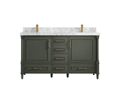Aberdeen 60 in. W x 22 in. D Double Sink Bathroom Vanity - photo 8