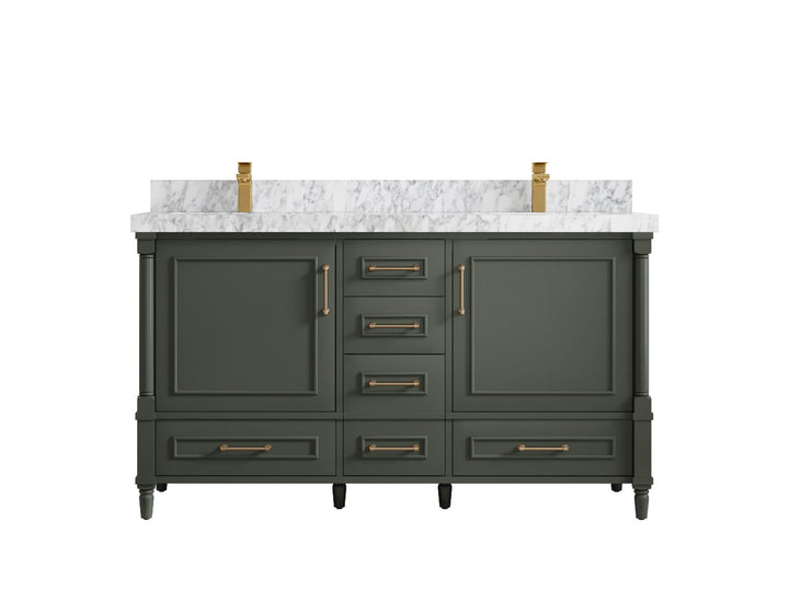 Aberdeen 60 in. W x 22 in. D Double Sink Bathroom Vanity - photo 8