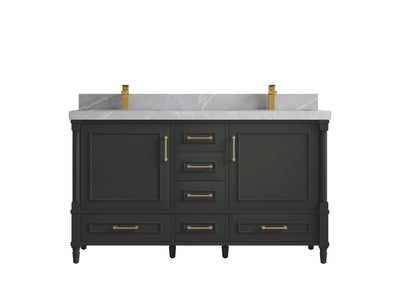 Aberdeen 60 in. W x 22 in. D Double Sink Bathroom Vanity - Willow Bath and Vanity