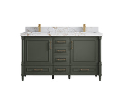 Aberdeen 60 in. W x 22 in. D Double Sink Bathroom Vanity - photo 34