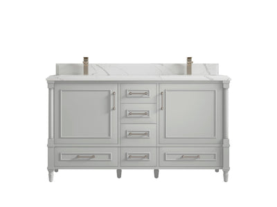 Aberdeen 60 in. W x 22 in. D Double Sink Bathroom Vanity - Willow Bath and Vanity