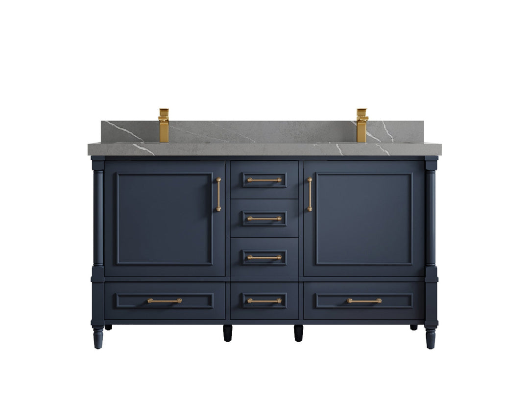 Aberdeen 60 in. W x 22 in. D Double Sink Bathroom Vanity - Willow Bath and Vanity