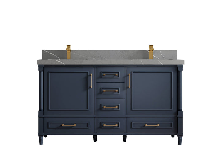 Aberdeen 60 in. W x 22 in. D Double Sink Bathroom Vanity - photo 34