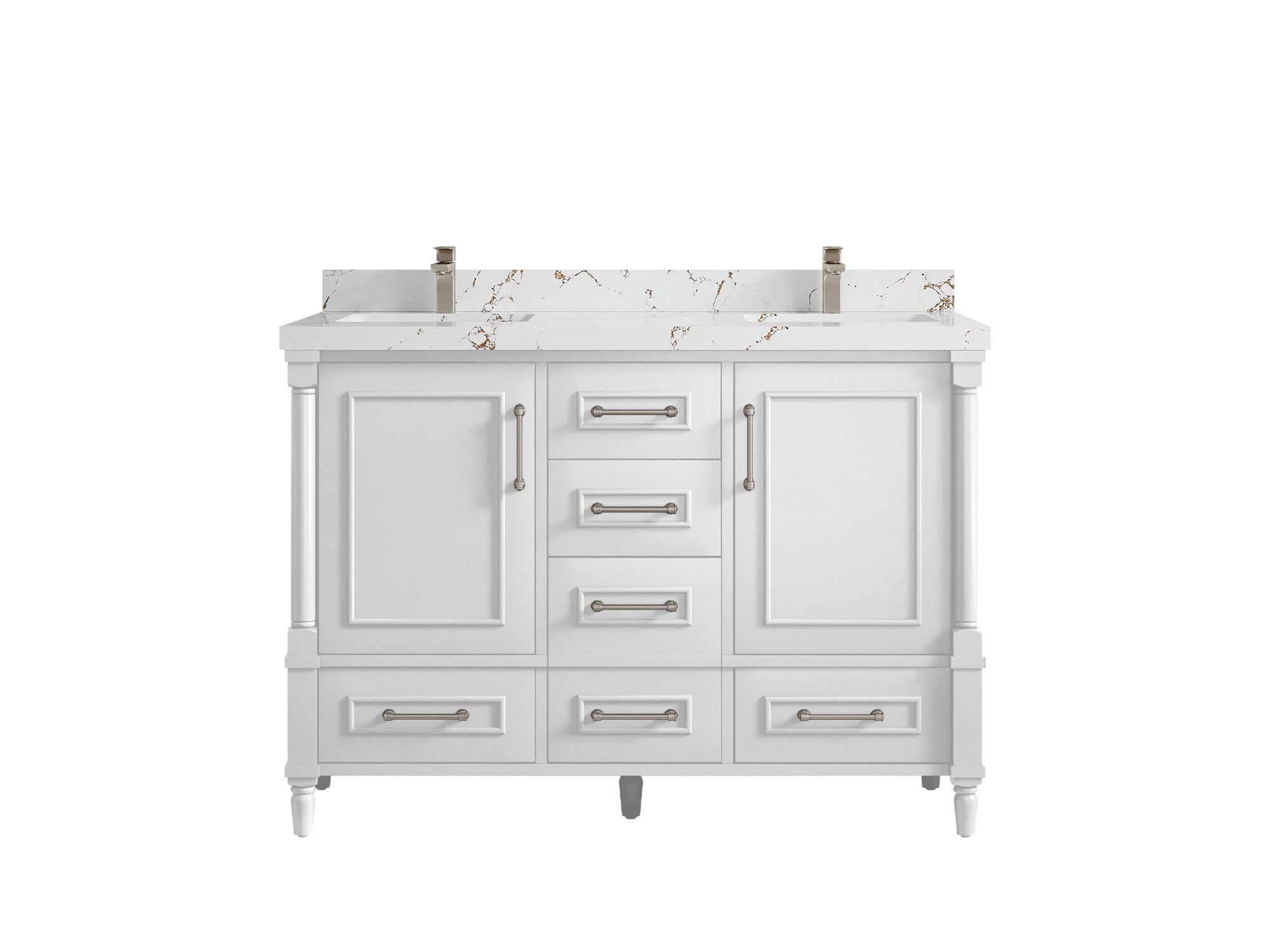 Aberdeen 60 in. W x 22 in. D Double Sink Bathroom Vanity - Willow Bath and Vanity