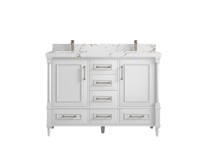 Aberdeen 60 in. W x 22 in. D Double Sink Bathroom Vanity - photo 34