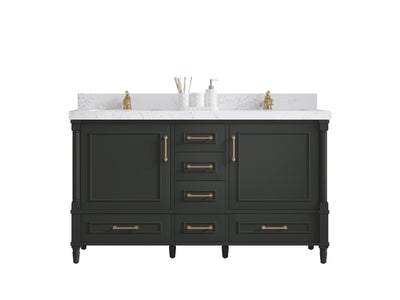 Aberdeen 60 in. W x 22 in. D Double Sink Bathroom Vanity - Willow Bath and Vanity