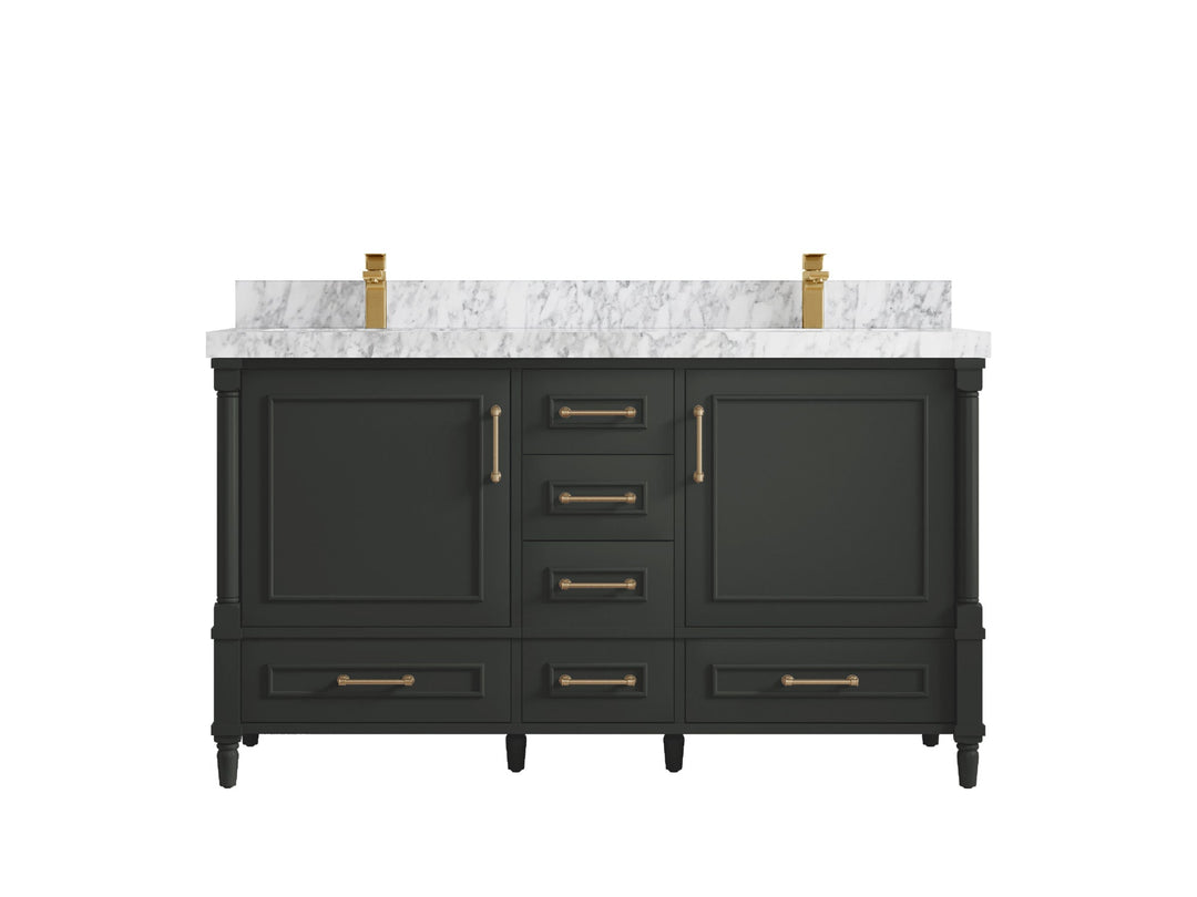 Aberdeen 60 in. W x 22 in. D Double Sink Bathroom Vanity - Willow Bath and Vanity