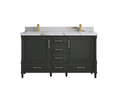 Aberdeen 60 in. W x 22 in. D Double Sink Bathroom Vanity - photo 14