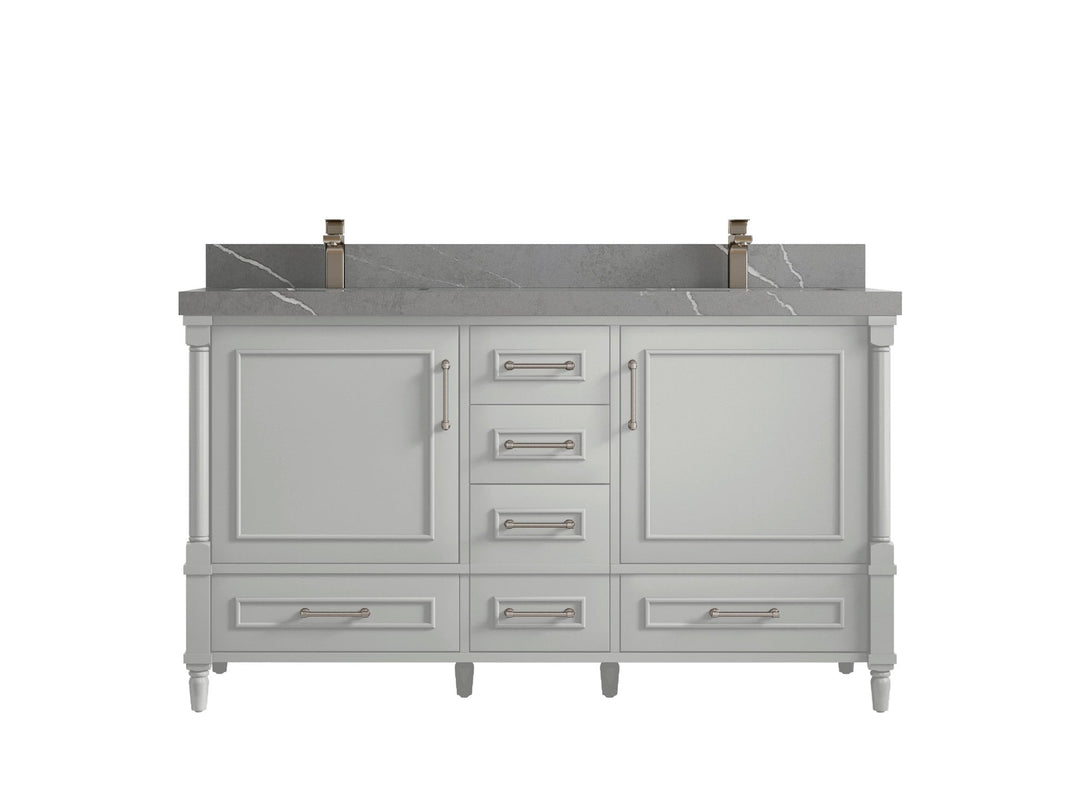 Aberdeen 60 in. W x 22 in. D Double Sink Bathroom Vanity - Willow Bath and Vanity