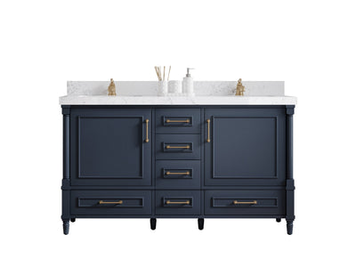 Aberdeen 60 in. W x 22 in. D Double Sink Bathroom Vanity - Willow Bath and Vanity