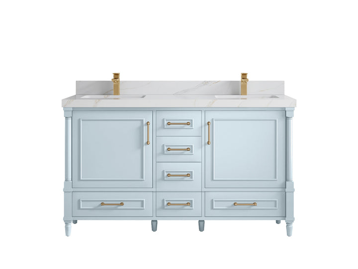 Aberdeen 60 in. W x 22 in. D Double Sink Bathroom Vanity - photo 17