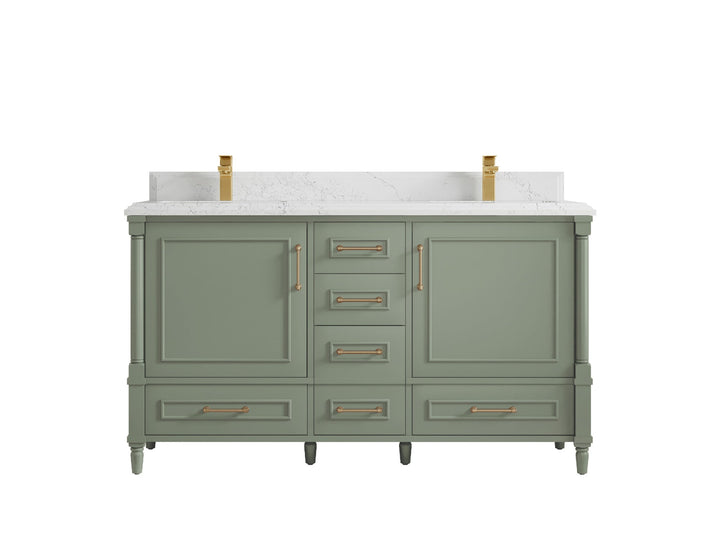 Aberdeen 60 in. W x 22 in. D Double Sink Bathroom Vanity - photo 26
