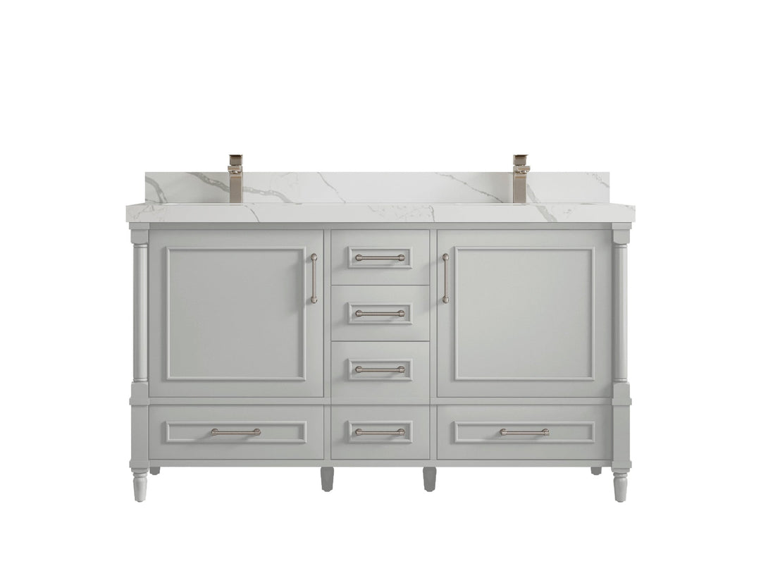 Aberdeen 60 in. W x 22 in. D Double Sink Bathroom Vanity - Willow Bath and Vanity