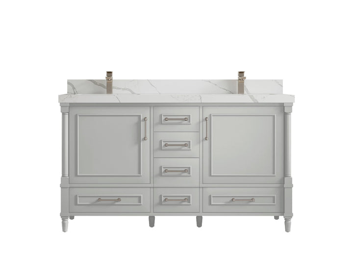 Aberdeen 60 in. W x 22 in. D Double Sink Bathroom Vanity - photo 18