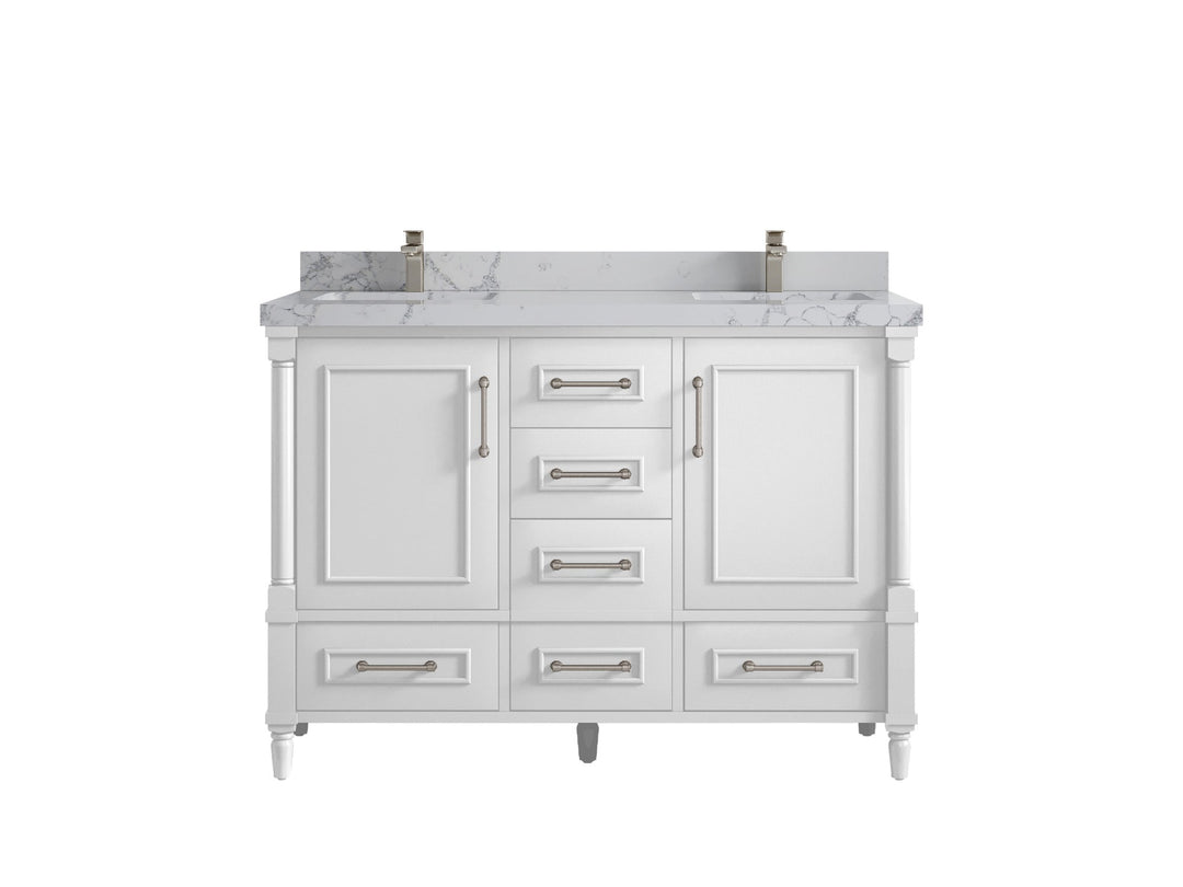 Aberdeen 60 in. W x 22 in. D Double Sink Bathroom Vanity - Willow Bath and Vanity