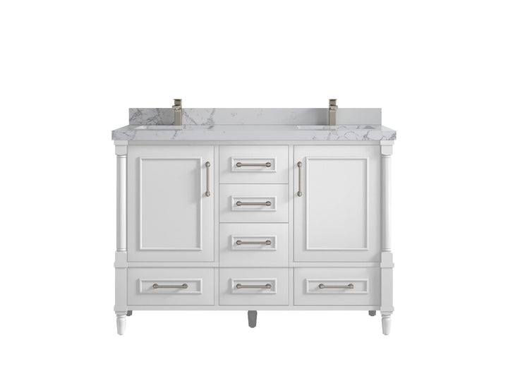 Aberdeen 60 in. W x 22 in. D Double Sink Bathroom Vanity - photo 42