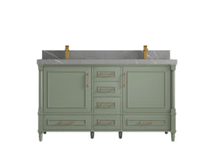 Aberdeen 60 in. W x 22 in. D Double Sink Bathroom Vanity - photo 32