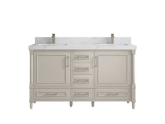 Aberdeen 60 in. W x 22 in. D Double Sink Bathroom Vanity - photo 17
