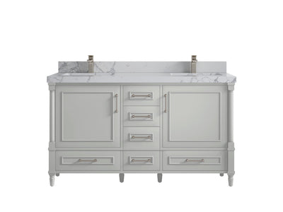 Aberdeen 60 in. W x 22 in. D Double Sink Bathroom Vanity - Willow Bath and Vanity