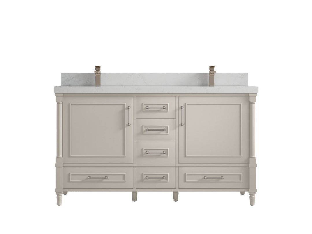Aberdeen 60 in. W x 22 in. D Double Sink Bathroom Vanity - Willow Bath and Vanity
