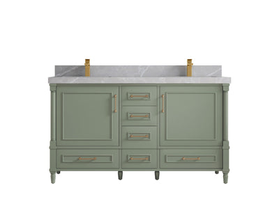 Aberdeen 60 in. W x 22 in. D Double Sink Bathroom Vanity - Willow Bath and Vanity