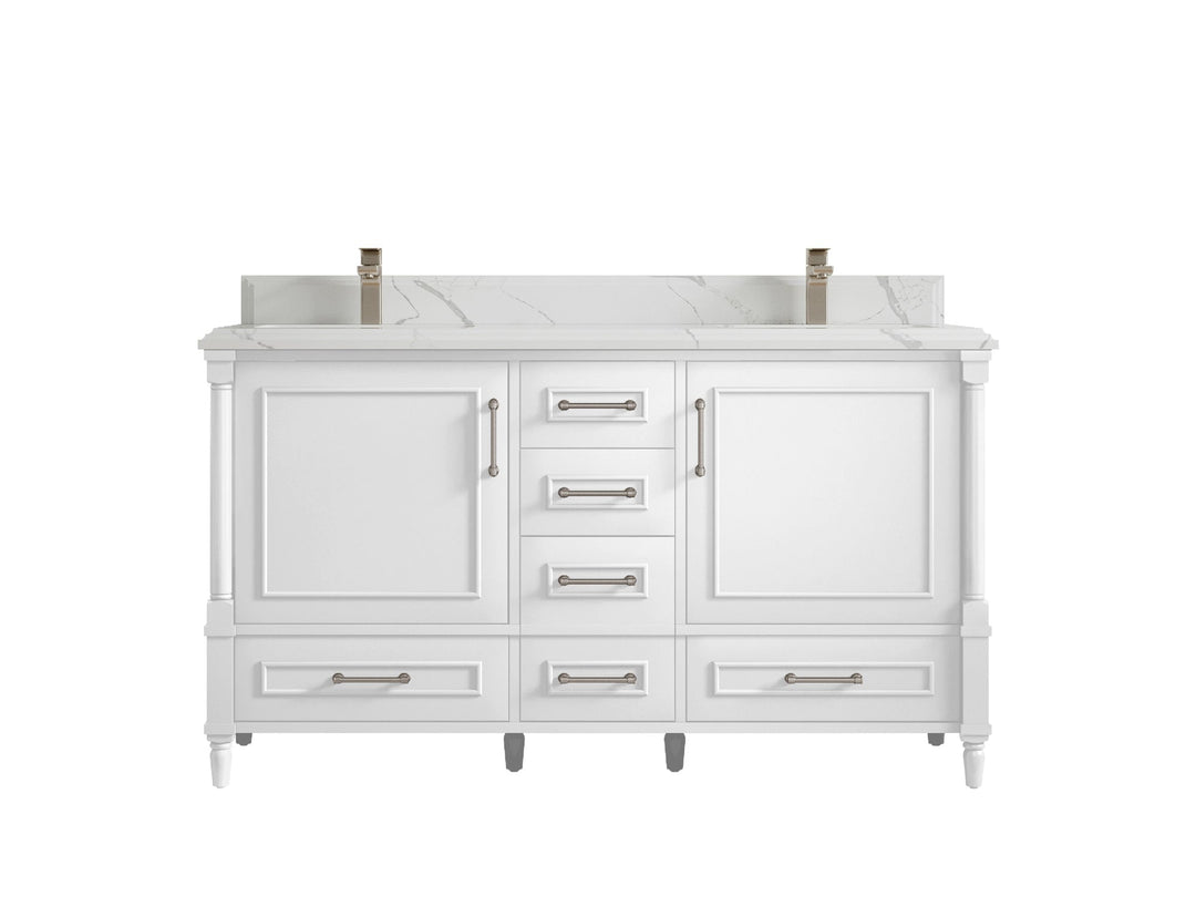 Aberdeen 60 in. W x 22 in. D Double Sink Bathroom Vanity - Willow Bath and Vanity