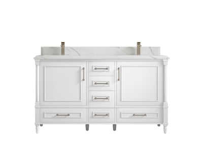 Aberdeen 60 in. W x 22 in. D Double Sink Bathroom Vanity - Willow Bath and Vanity