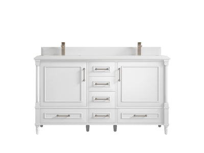 Aberdeen 60 in. W x 22 in. D Double Sink Bathroom Vanity - Willow Bath and Vanity