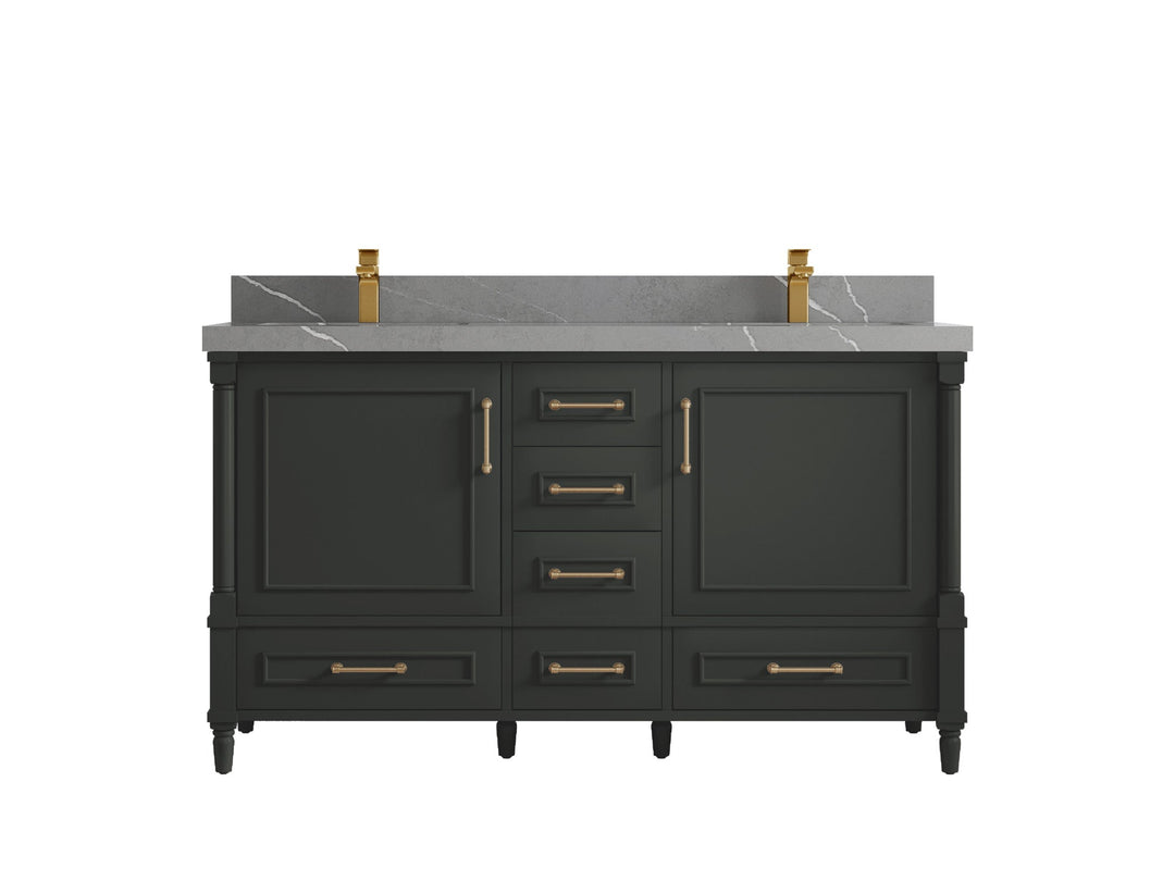 Aberdeen 60 in. W x 22 in. D Double Sink Bathroom Vanity - Willow Bath and Vanity