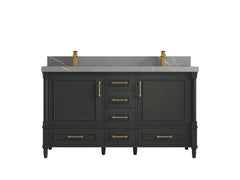 Aberdeen 60 in. W x 22 in. D Double Sink Bathroom Vanity - photo 32