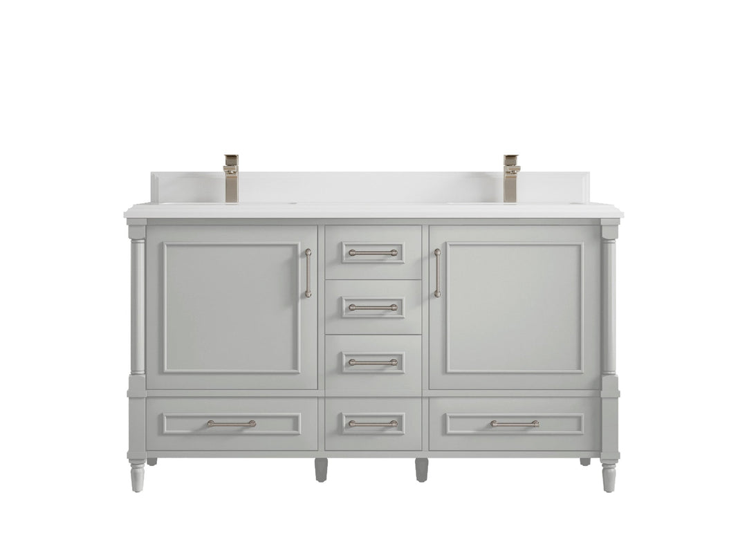 Aberdeen 60 in. W x 22 in. D Double Sink Bathroom Vanity - Willow Bath and Vanity