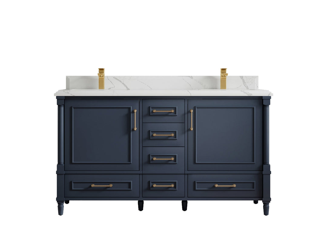 Aberdeen 60 in. W x 22 in. D Double Sink Bathroom Vanity - Willow Bath and Vanity