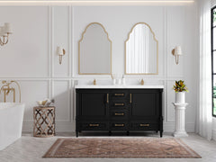 Aberdeen 60 in. W x 22 in. D Double Sink Bathroom Vanity - photo 4