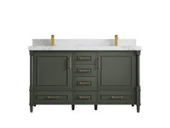 Aberdeen 60 in. W x 22 in. D Double Sink Bathroom Vanity - photo 18