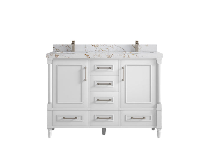 Aberdeen 60 in. W x 22 in. D Double Sink Bathroom Vanity - photo 38