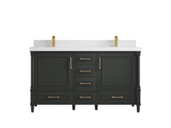 Aberdeen 60 in. W x 22 in. D Double Sink Bathroom Vanity - photo 42