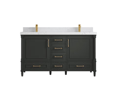 Aberdeen 60 in. W x 22 in. D Double Sink Bathroom Vanity - photo 28