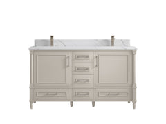 Aberdeen 60 in. W x 22 in. D Double Sink Bathroom Vanity - photo 23