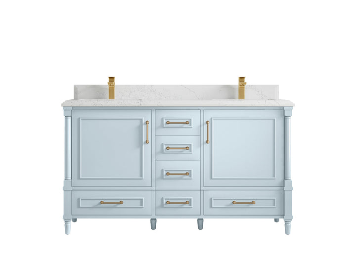Aberdeen 60 in. W x 22 in. D Double Sink Bathroom Vanity - photo 27