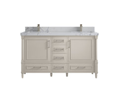 Aberdeen 60 in. W x 22 in. D Double Sink Bathroom Vanity - photo 41