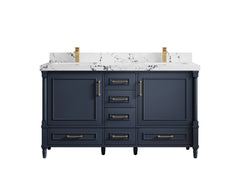 Aberdeen 60 in. W x 22 in. D Double Sink Bathroom Vanity - photo 40