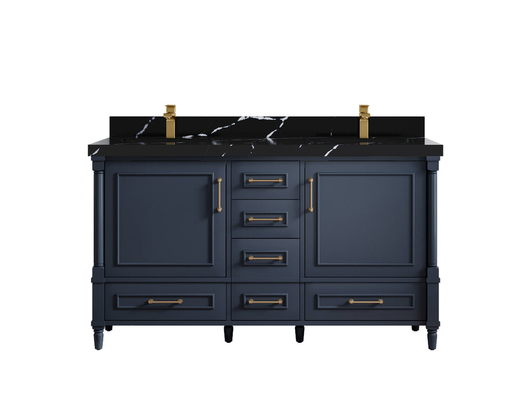 Aberdeen 60 in. W x 22 in. D Double Sink Bathroom Vanity - Willow Bath and Vanity